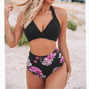 CUPSHE 2 piece high waisted bikini